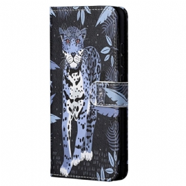 Flipové Pouzdro Na Xiaomi Redmi Note 11 / 11S Na Lana Strappy Leopard