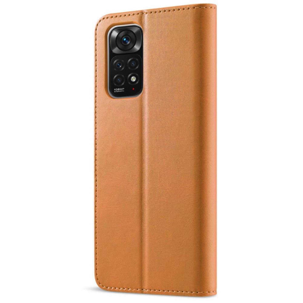 Kožené Pouzdro Na Xiaomi Redmi Note 11 / 11S Kožený Efekt Lc.imeeke