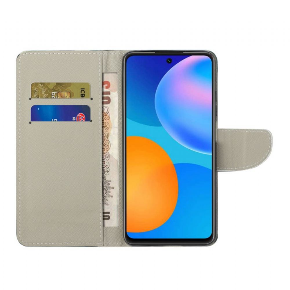 Kožené Pouzdro Na Xiaomi Redmi Note 11 / 11S Zelený Strom