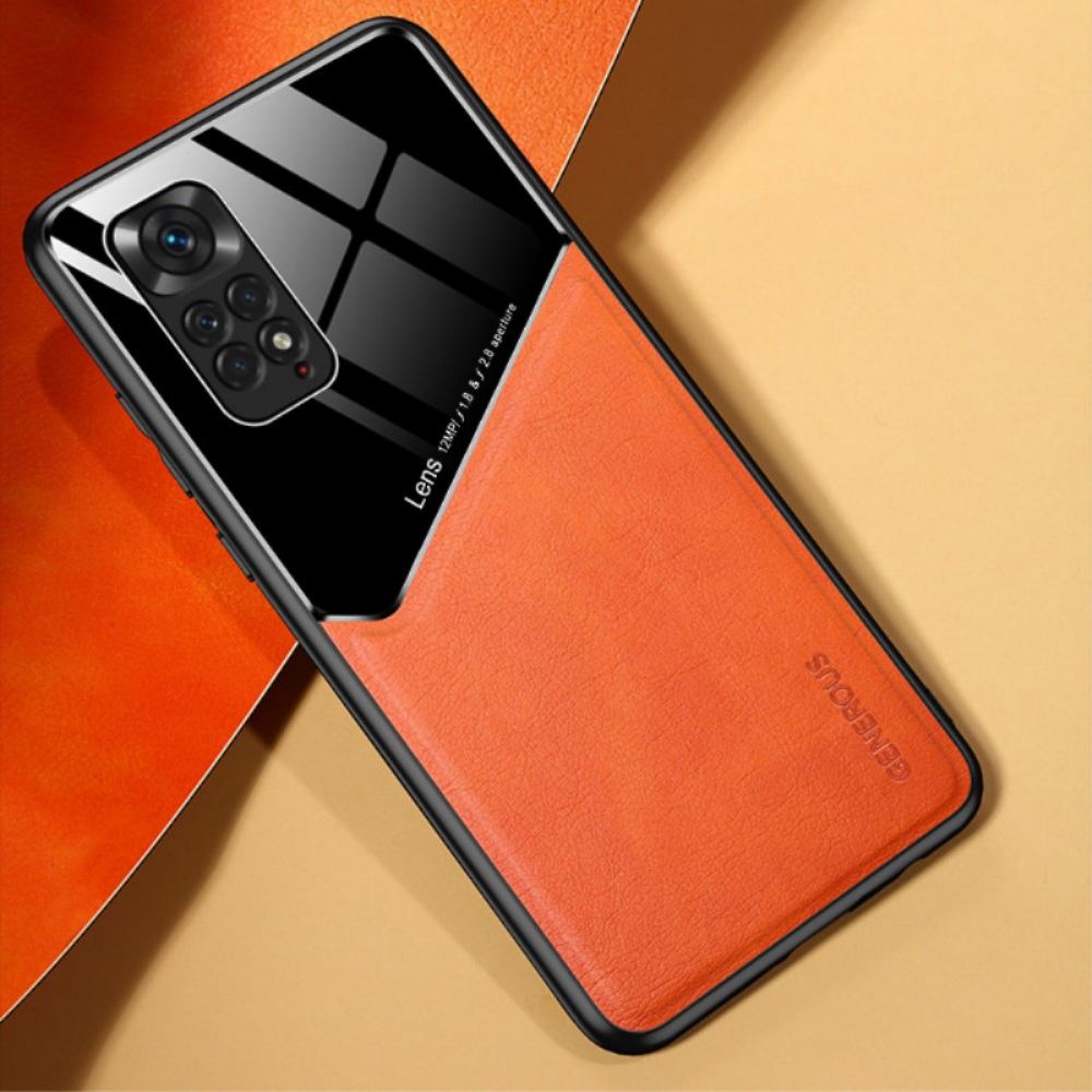 Kryt Na Xiaomi Redmi Note 11 / 11S Efekt Magnetické Kůže