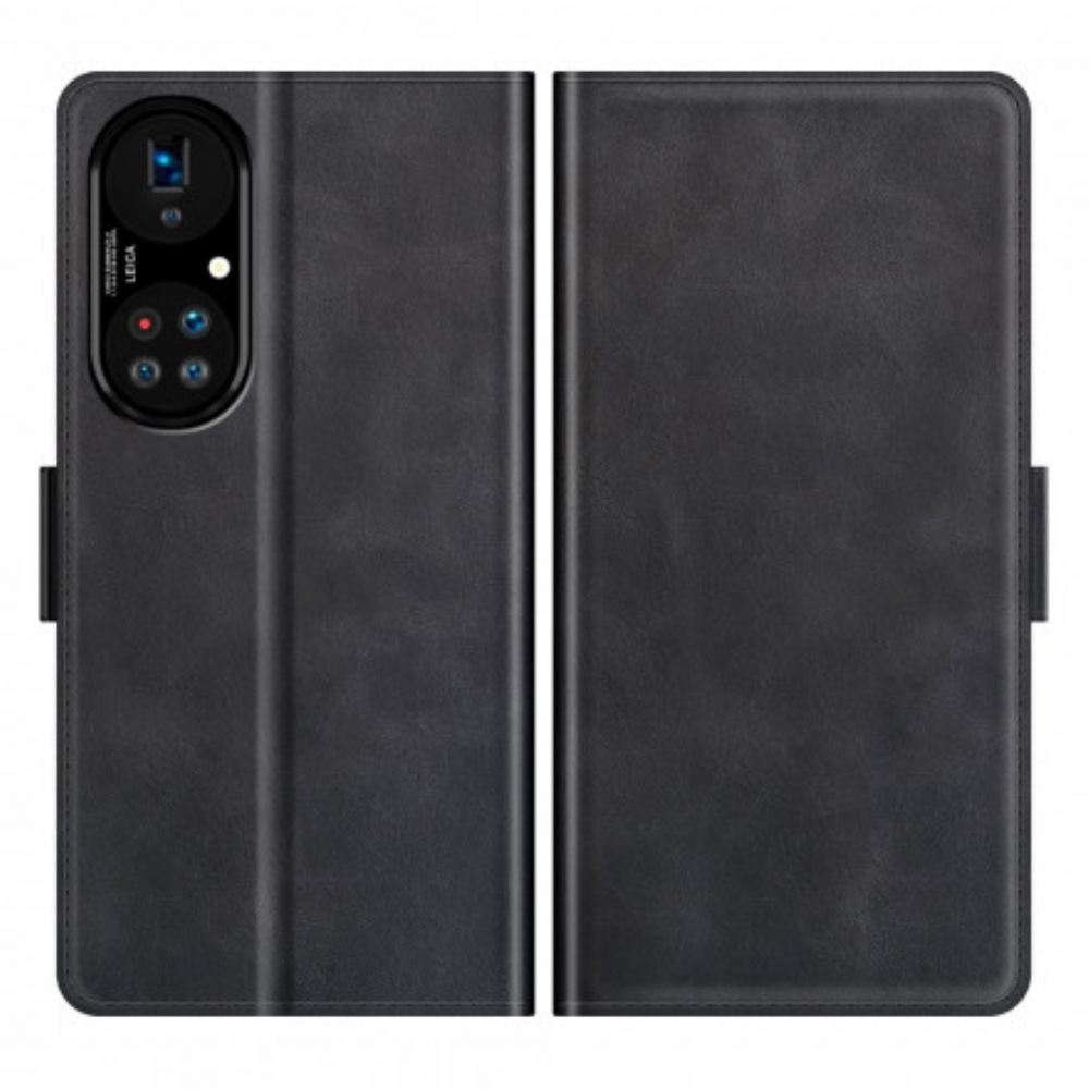 Flipové Pouzdro Na Huawei P50 Pro Stylový Kožený Design