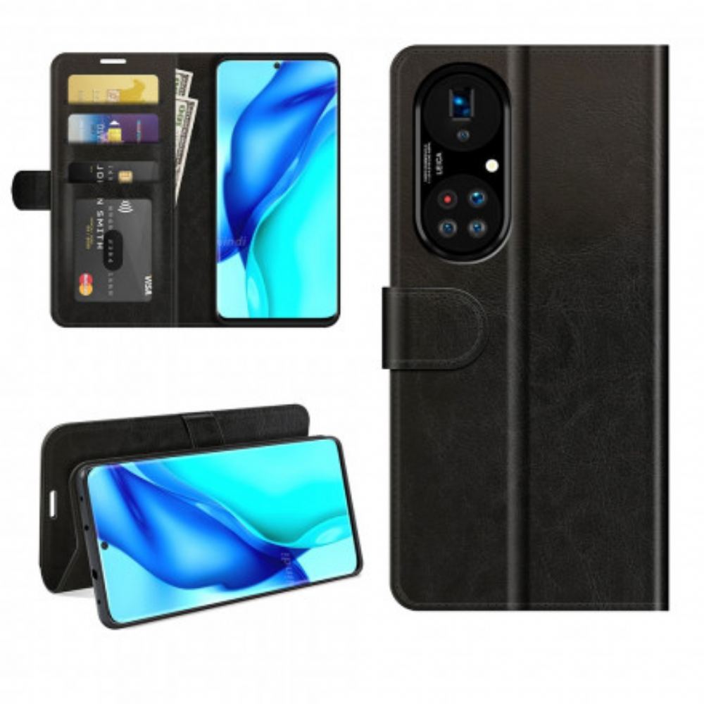 Flipové Pouzdro Na Huawei P50 Pro Stylový Kožený Design