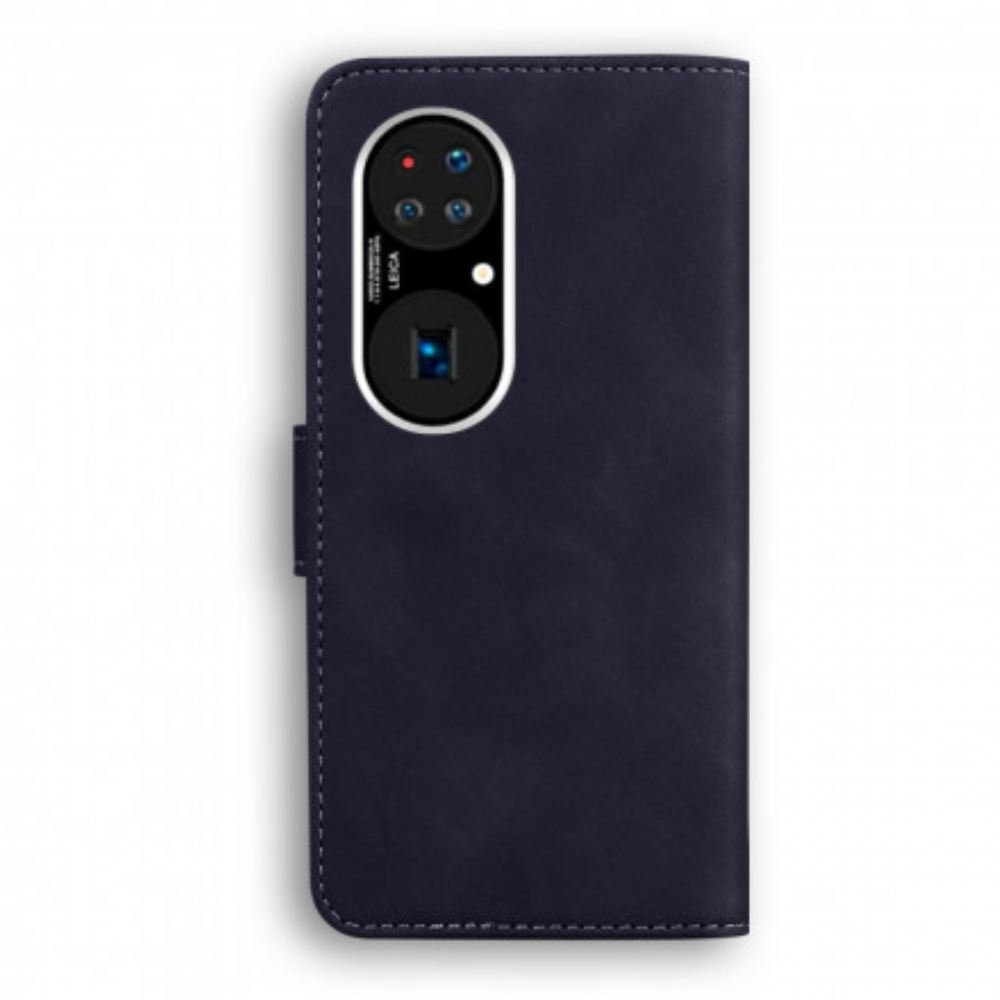 Flipové Pouzdro Na Huawei P50 Pro Vintage Couture Kožený Styl