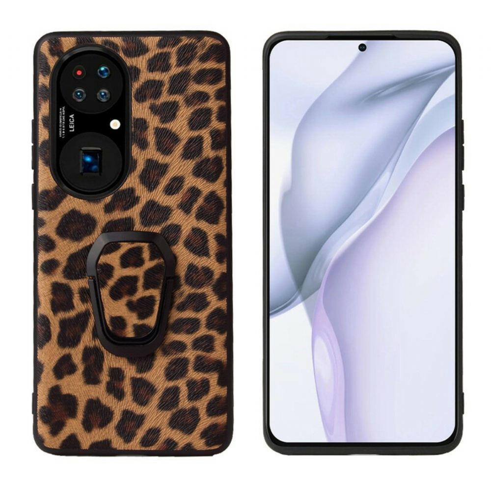 Kryt Na Huawei P50 Pro Kroužek Ve Stylu Leoparda