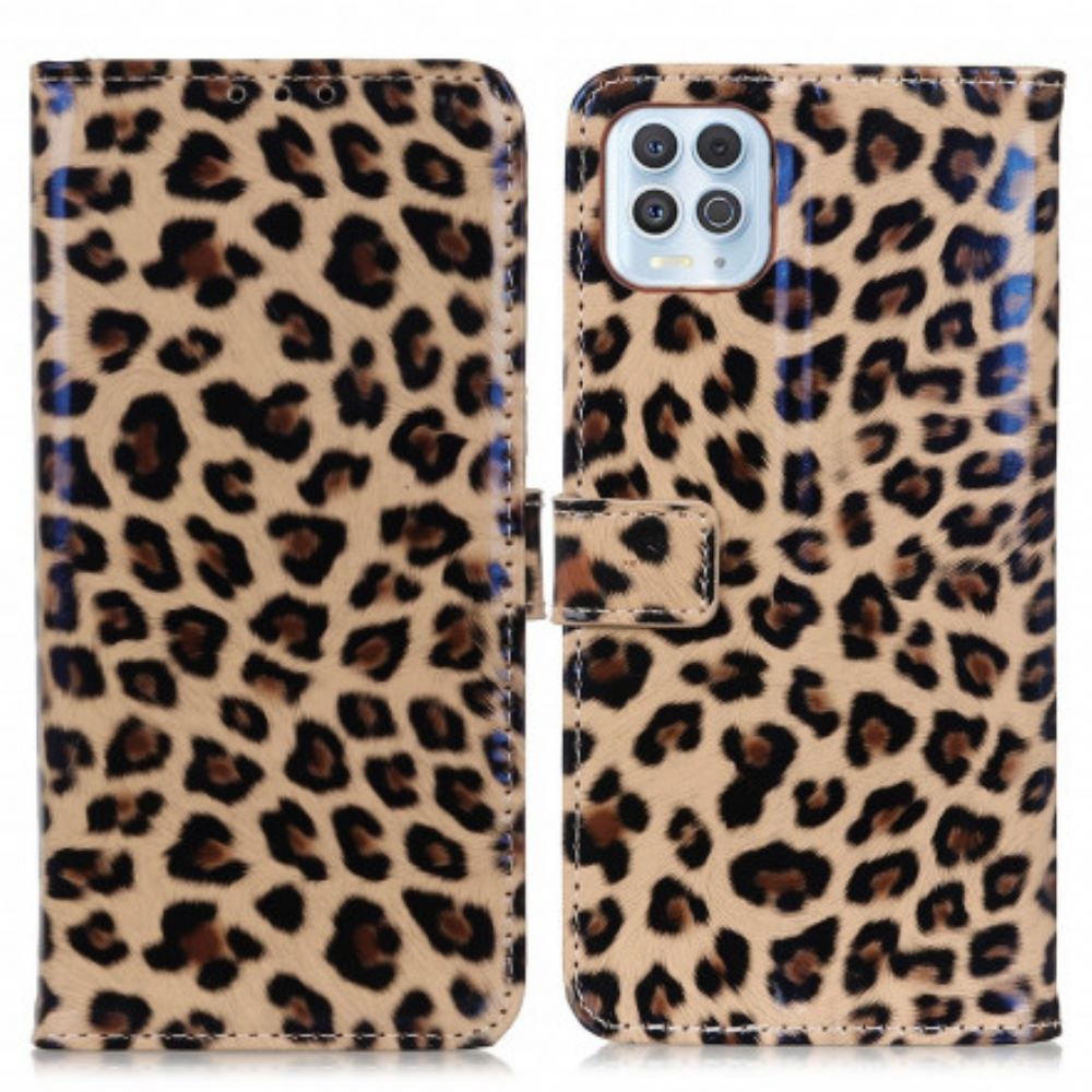 Flipové Pouzdro Na Moto G100 Leopard