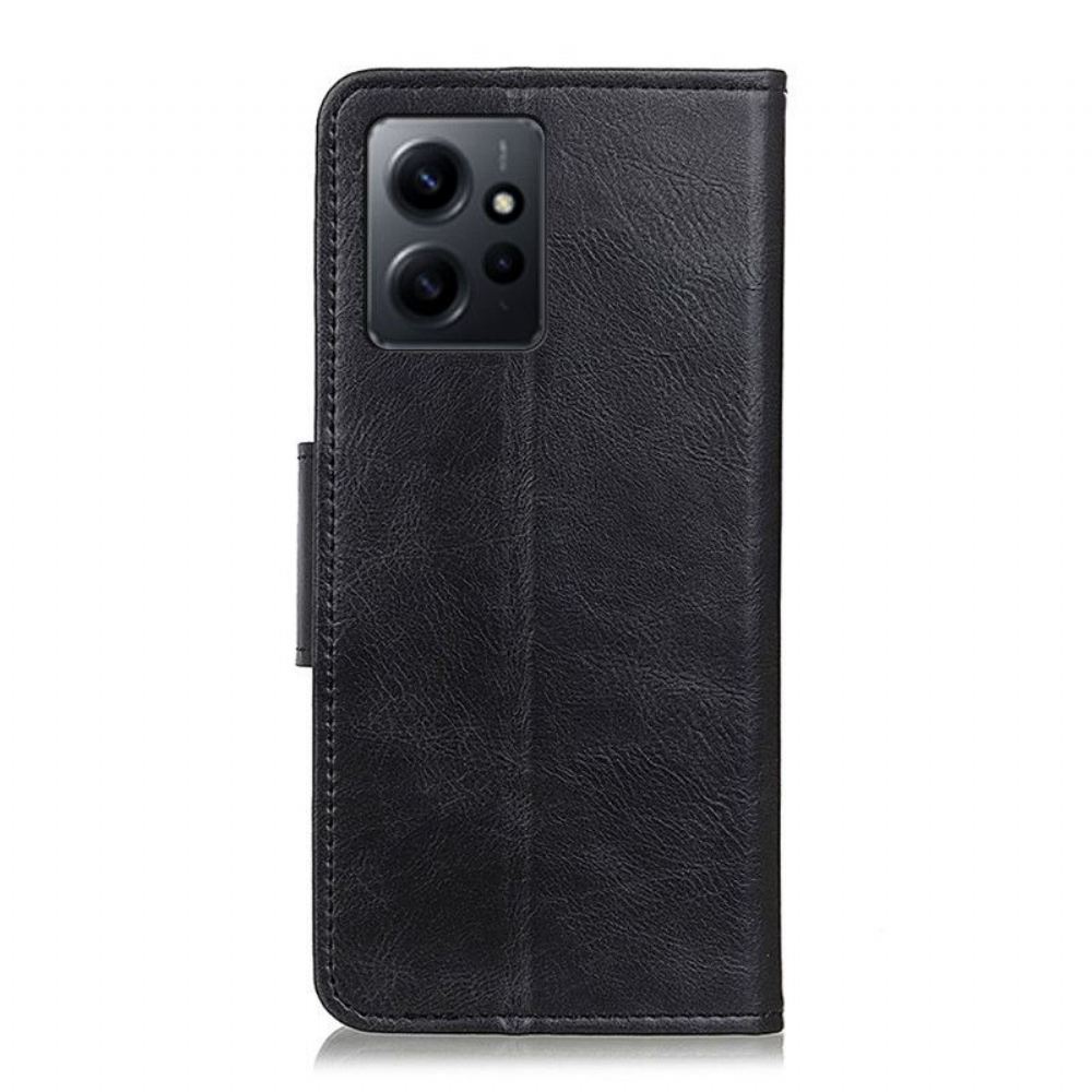 Flipové Pouzdro Na Xiaomi Redmi Note 12 4G Stylová Kožená Spona Oboustranná