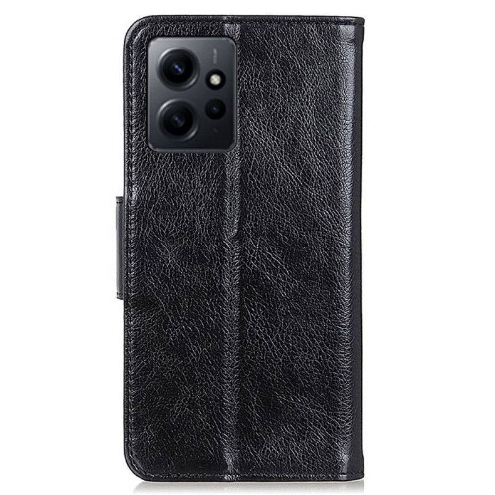 Kožené Pouzdro Na Xiaomi Redmi Note 12 4G Dělená Kůže Nappa