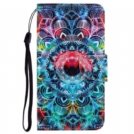 Flipové Pouzdro Na Poco X4 Pro 5G Na Lana Strappy Mandala