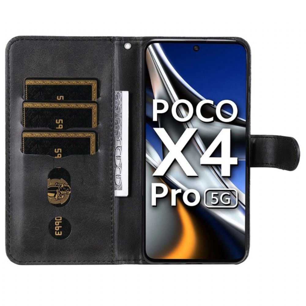 Flipové Pouzdro Na Poco X4 Pro 5G Peněženka