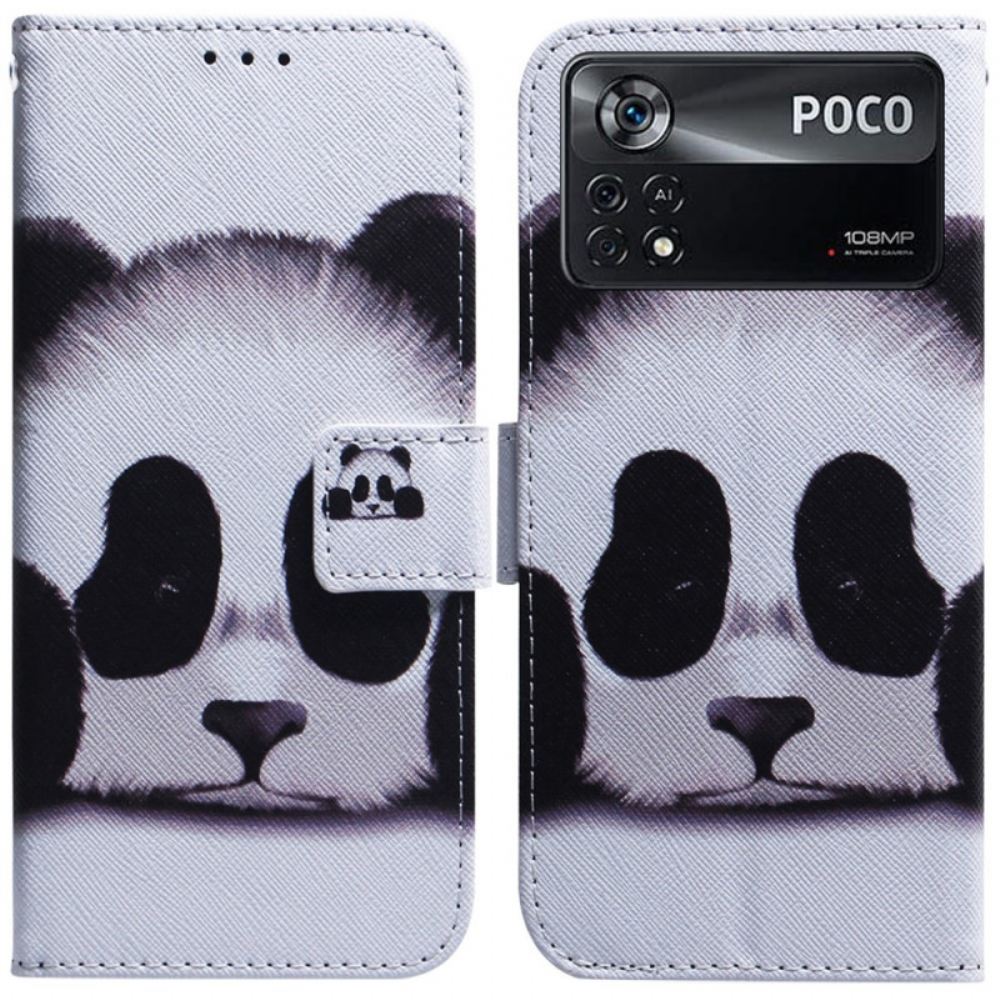 Kožené Pouzdro Na Poco X4 Pro 5G Panda