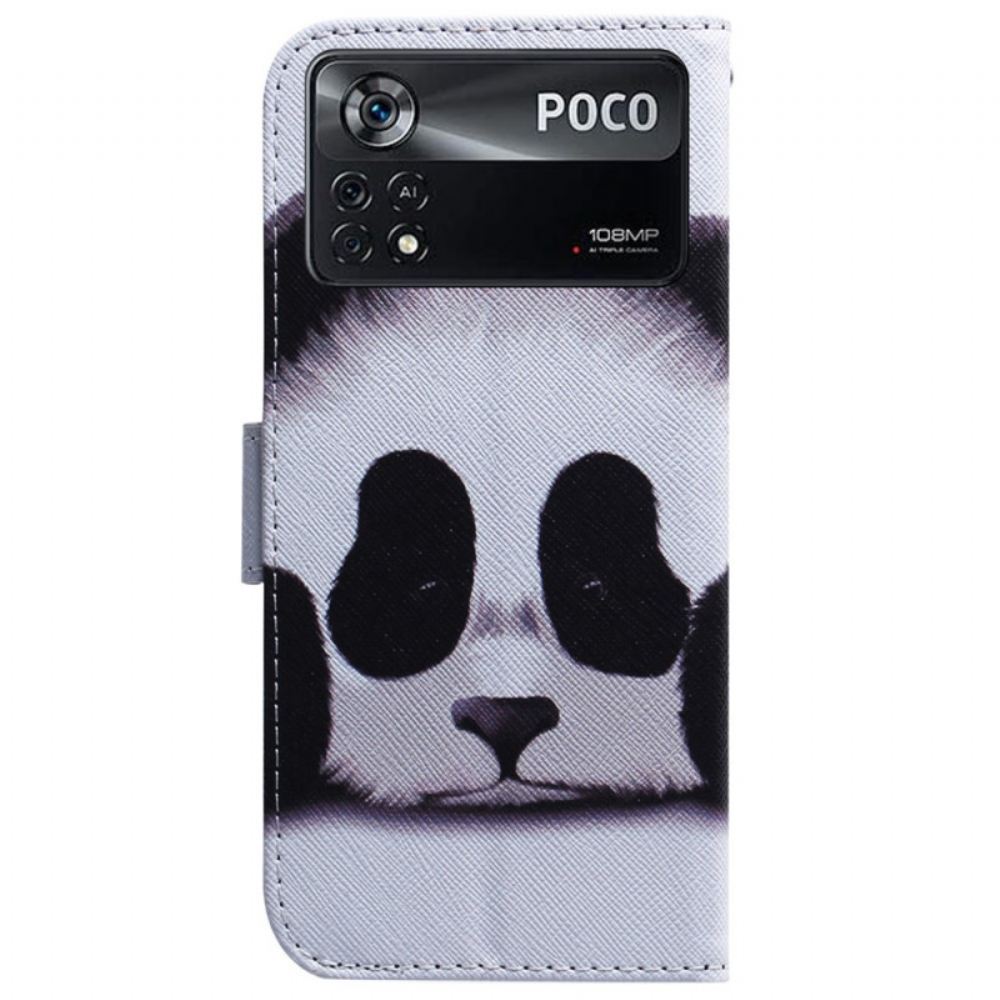 Kožené Pouzdro Na Poco X4 Pro 5G Panda