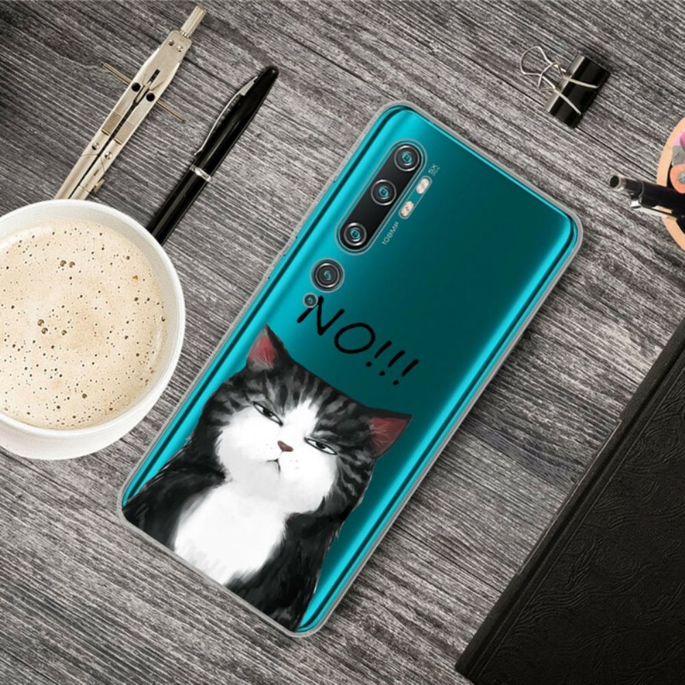 Kryty Na Mobil Na Xiaomi Mi Note 10 / 10 Pro Kočka Která Říká Ne