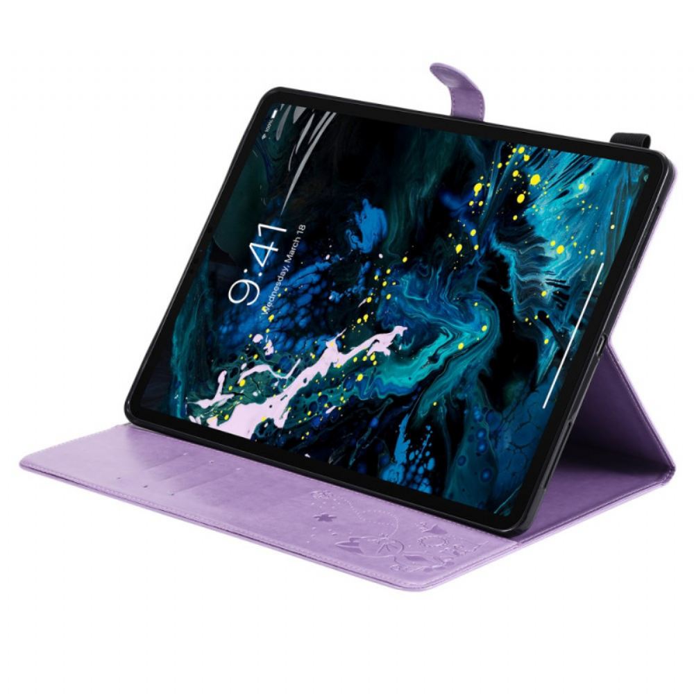 Flipové Pouzdro Na iPad Pro 12.9" (2021) (2020) (2018) Kočka A Včely