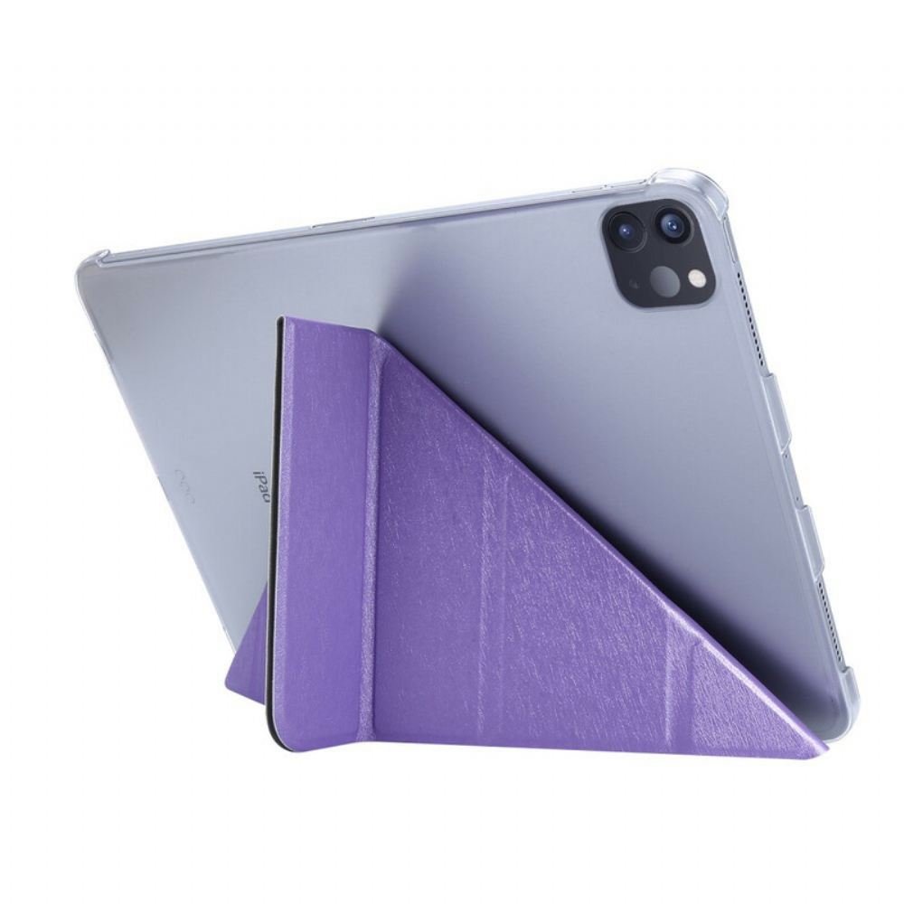 Kryty Na Mobil Na iPad Pro 12.9" (2021) (2020) (2018) Origami Z Umělé Kůže