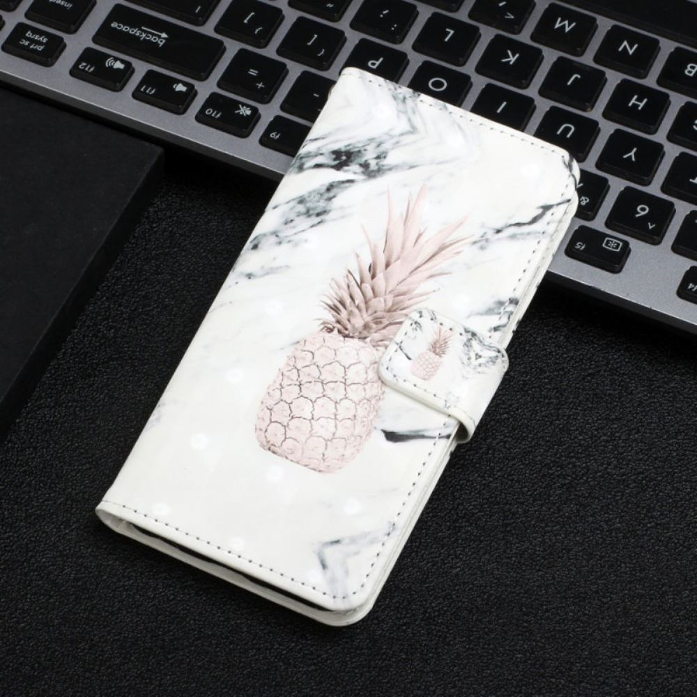 Flipové Pouzdro Na Google Pixel 6 Ananas Se Světlým Bodem