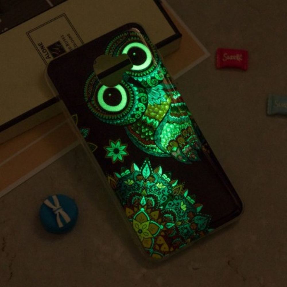 Kryt Na Samsung Galaxy J6 Mandala Fluorescenční Sova