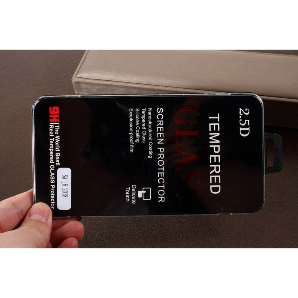 Tvrzené Sklo Arc Edge Pro Obrazovku Samsung Galaxy J6 2018