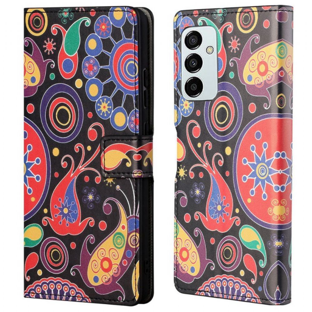 Flipové Pouzdro Na Samsung Galaxy M23 5G Galaxy Pattern