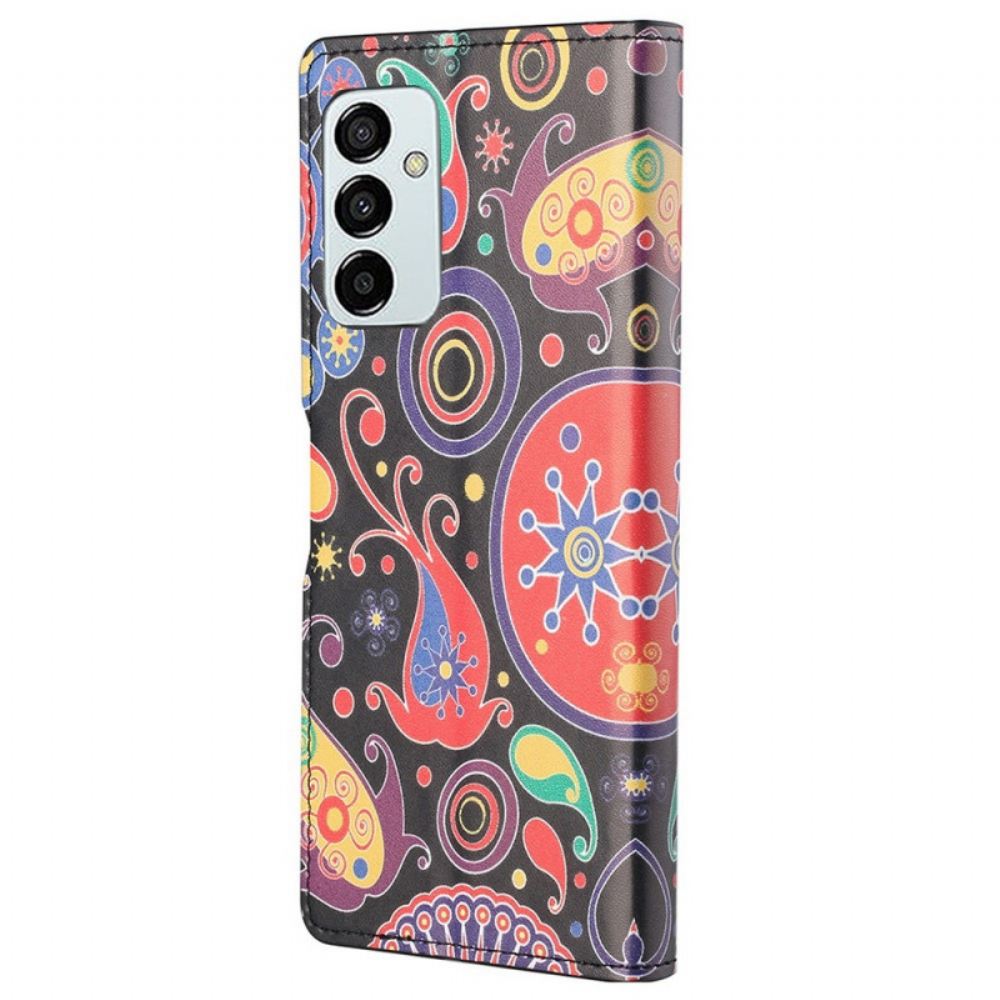 Flipové Pouzdro Na Samsung Galaxy M23 5G Galaxy Pattern