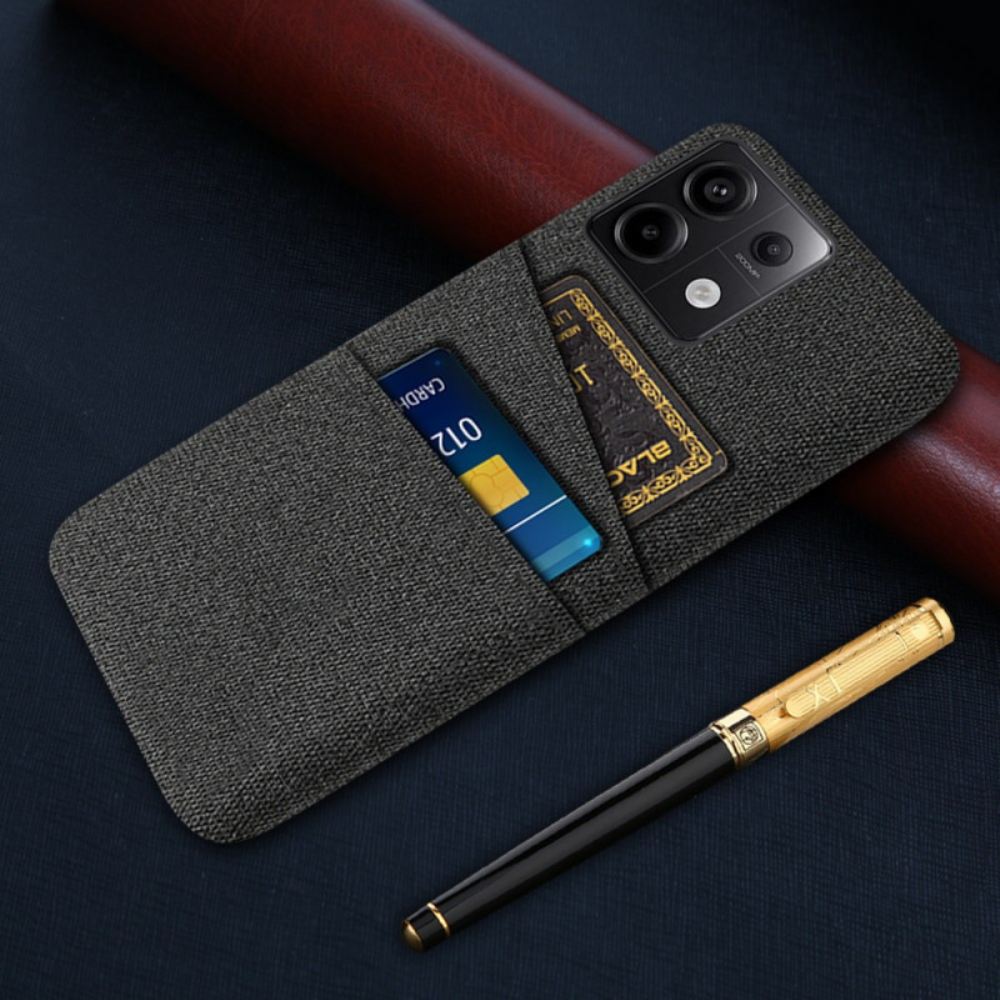 Kryt Poco X6 5g Fabric Double Card Holder