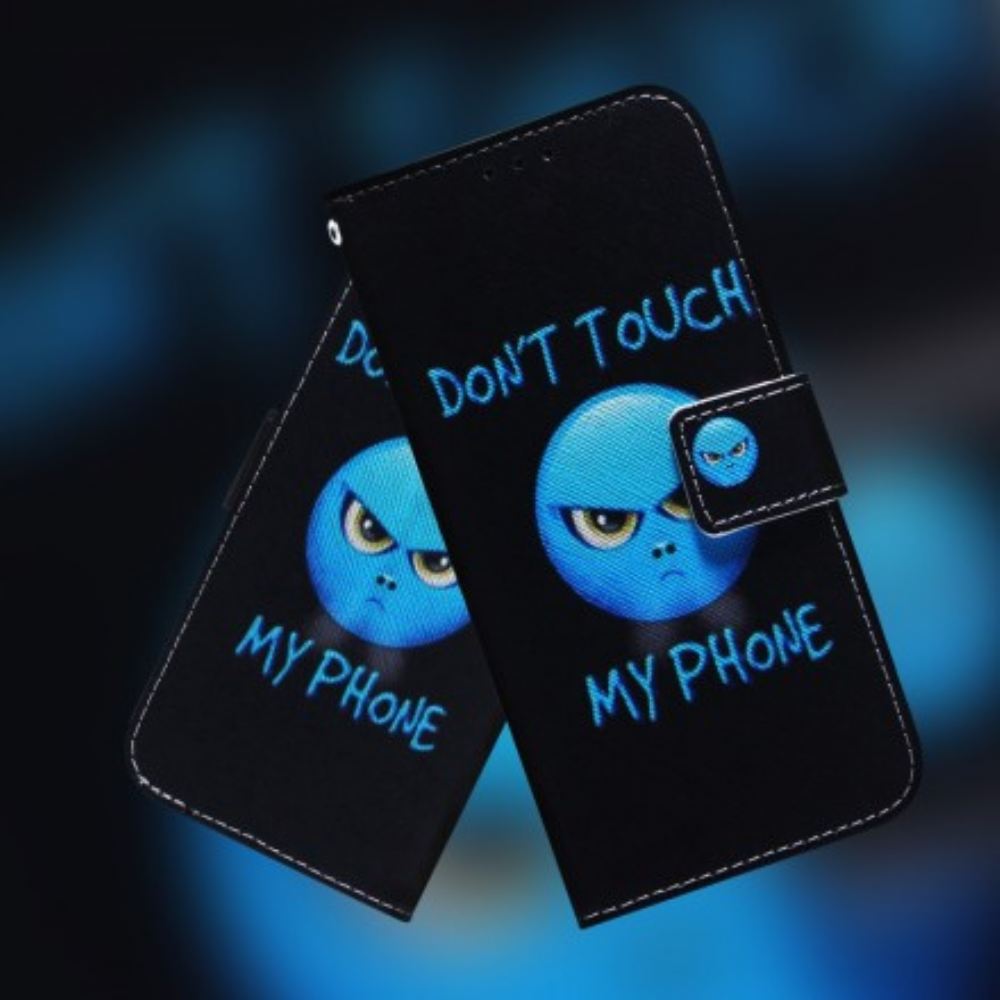 Kožené Pouzdro Na Samsung Galaxy A70 Emoji Telefon