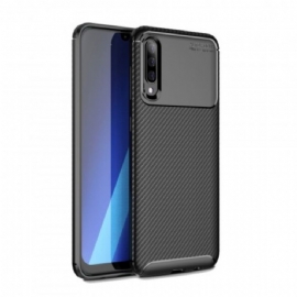 Kryty Na Mobil Na Samsung Galaxy A70 Flexibilní Textura Uhlíkových Vláken