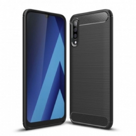 Kryty Na Mobil Na Samsung Galaxy A70 Kartáčované Uhlíkové Vlákno