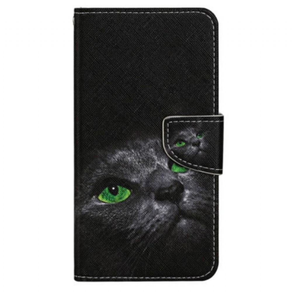 Flipové Pouzdro Na Xiaomi 12T / 12T Pro Na Lana Green Eyed Cat In Pop