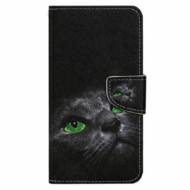 Flipové Pouzdro Na Xiaomi 12T / 12T Pro Na Lana Green Eyed Cat In Pop