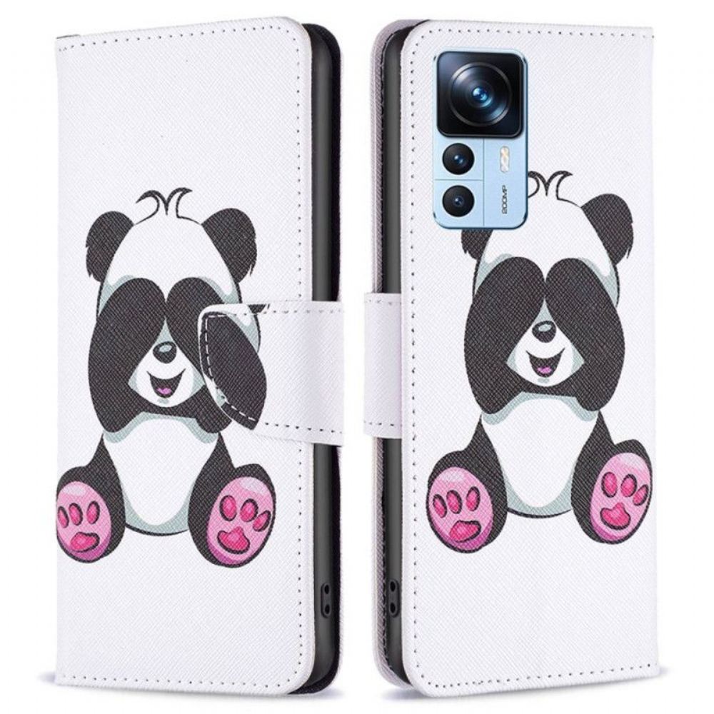 Flipové Pouzdro Na Xiaomi 12T / 12T Pro Panda Zábava