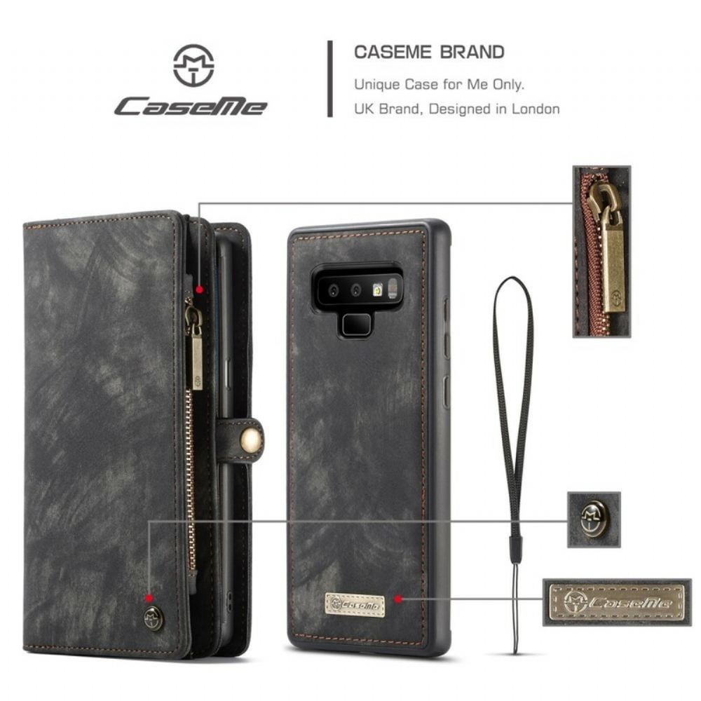 Flipové Pouzdro Na Samsung Galaxy Note 9 Caseme Vintage Kůže