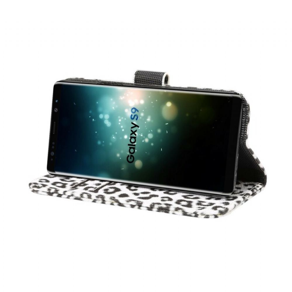 Flipové Pouzdro Na Samsung Galaxy S9 Leopard