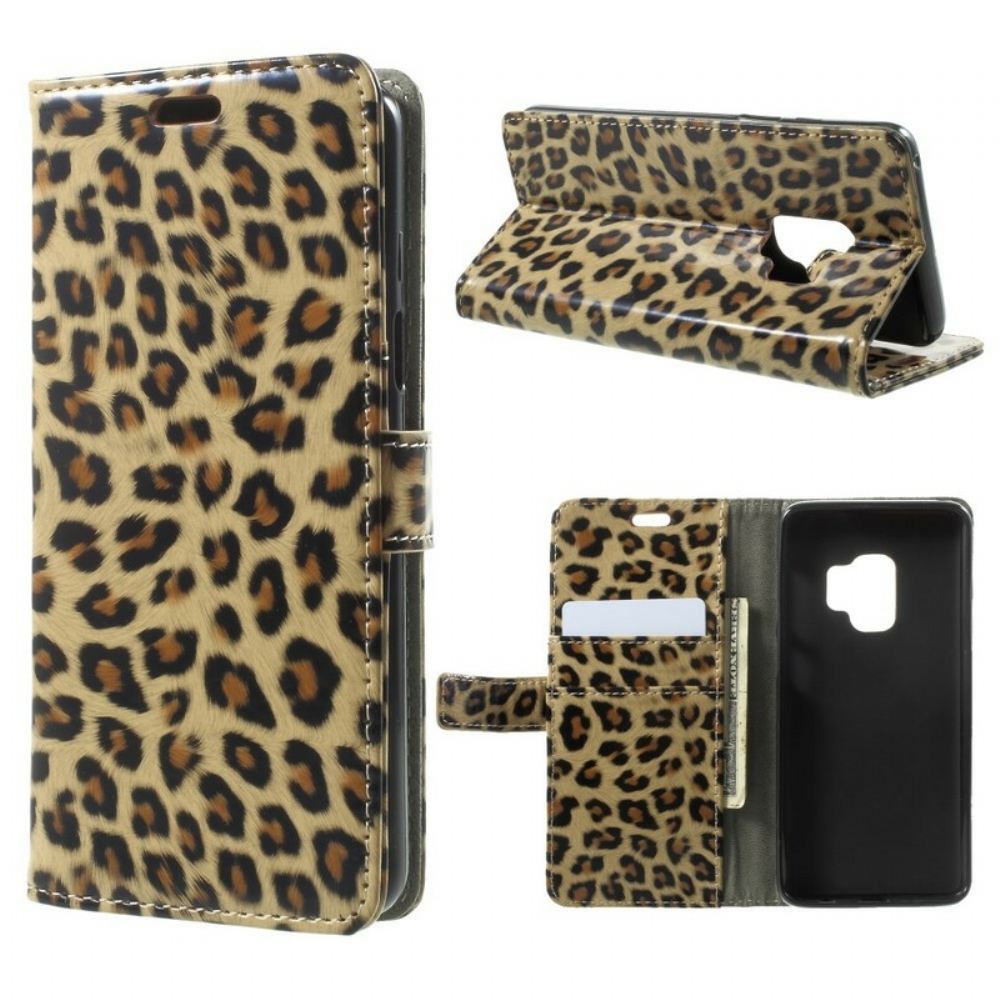 Flipové Pouzdro Na Samsung Galaxy S9 Leopard