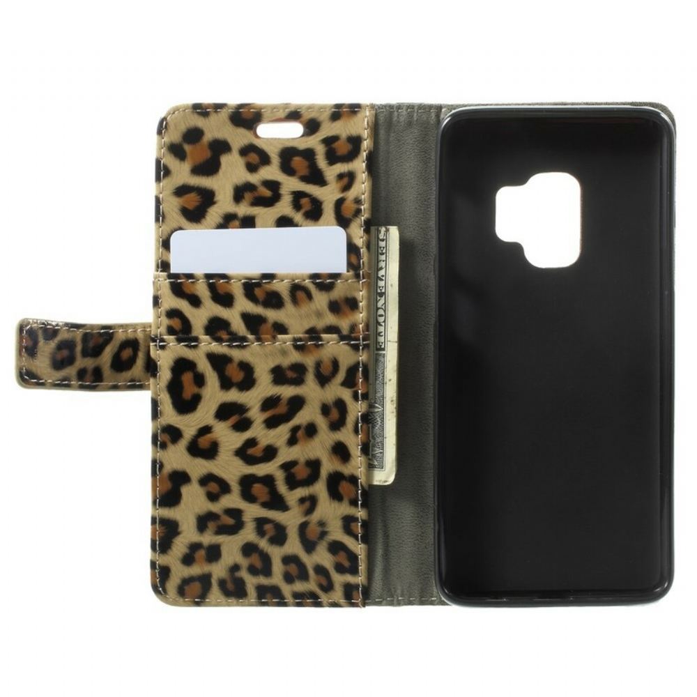 Flipové Pouzdro Na Samsung Galaxy S9 Leopard