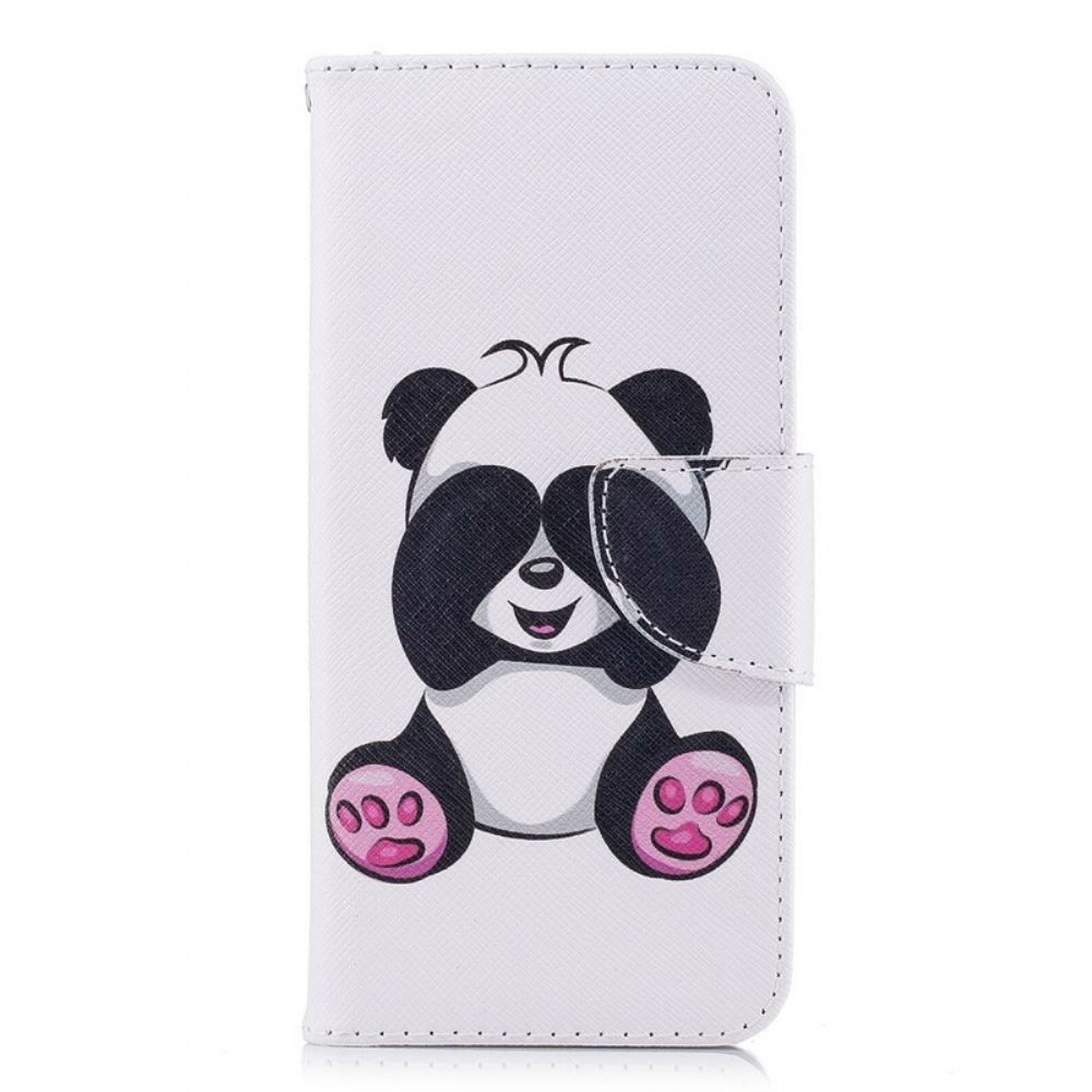 Flipové Pouzdro Na Samsung Galaxy S9 Panda Zábava