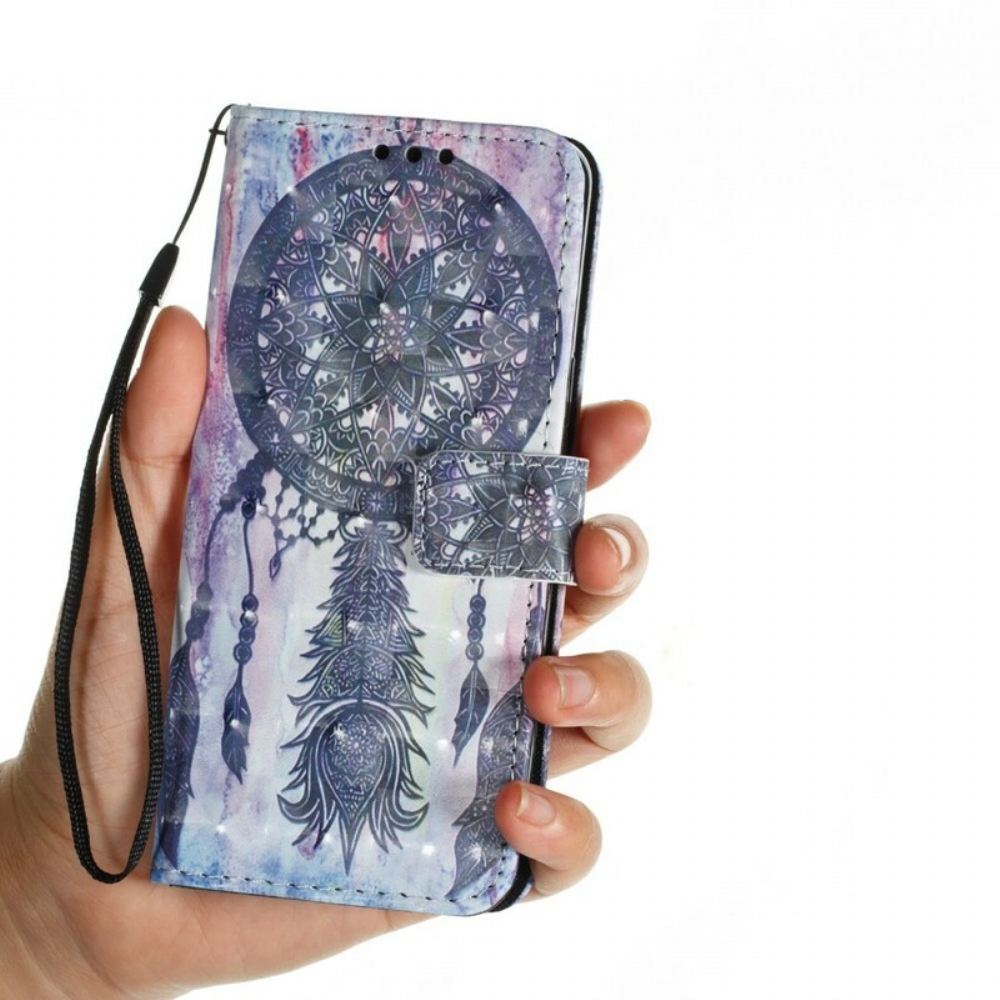 Kožené Pouzdro Na Samsung Galaxy S9 Barevný Lapač Snů