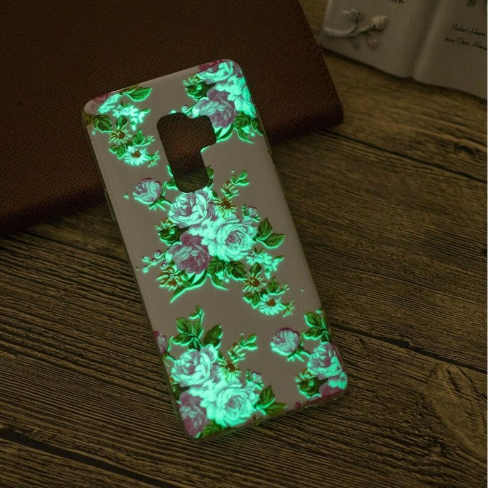 Kryt Na Samsung Galaxy S9 Fluorescenční Květiny Liberty