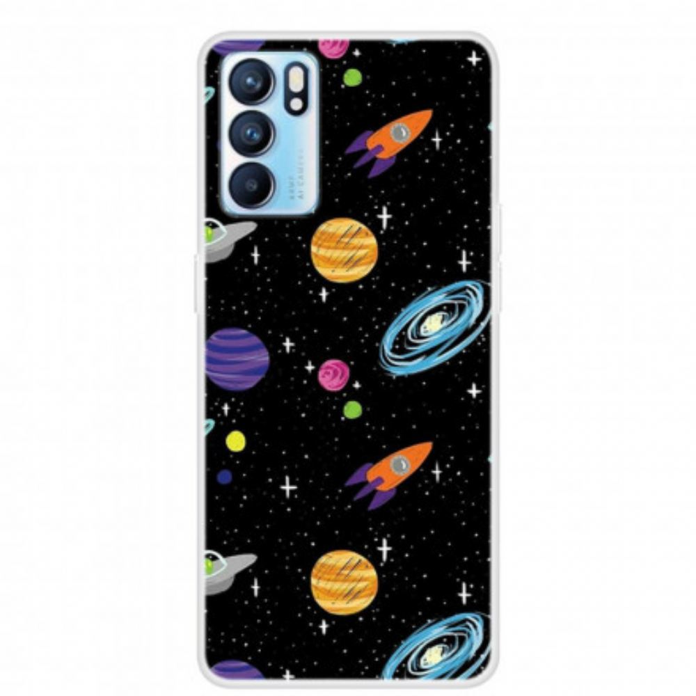 Kryt Na Oppo Reno 6 5G Planeta Galaxie