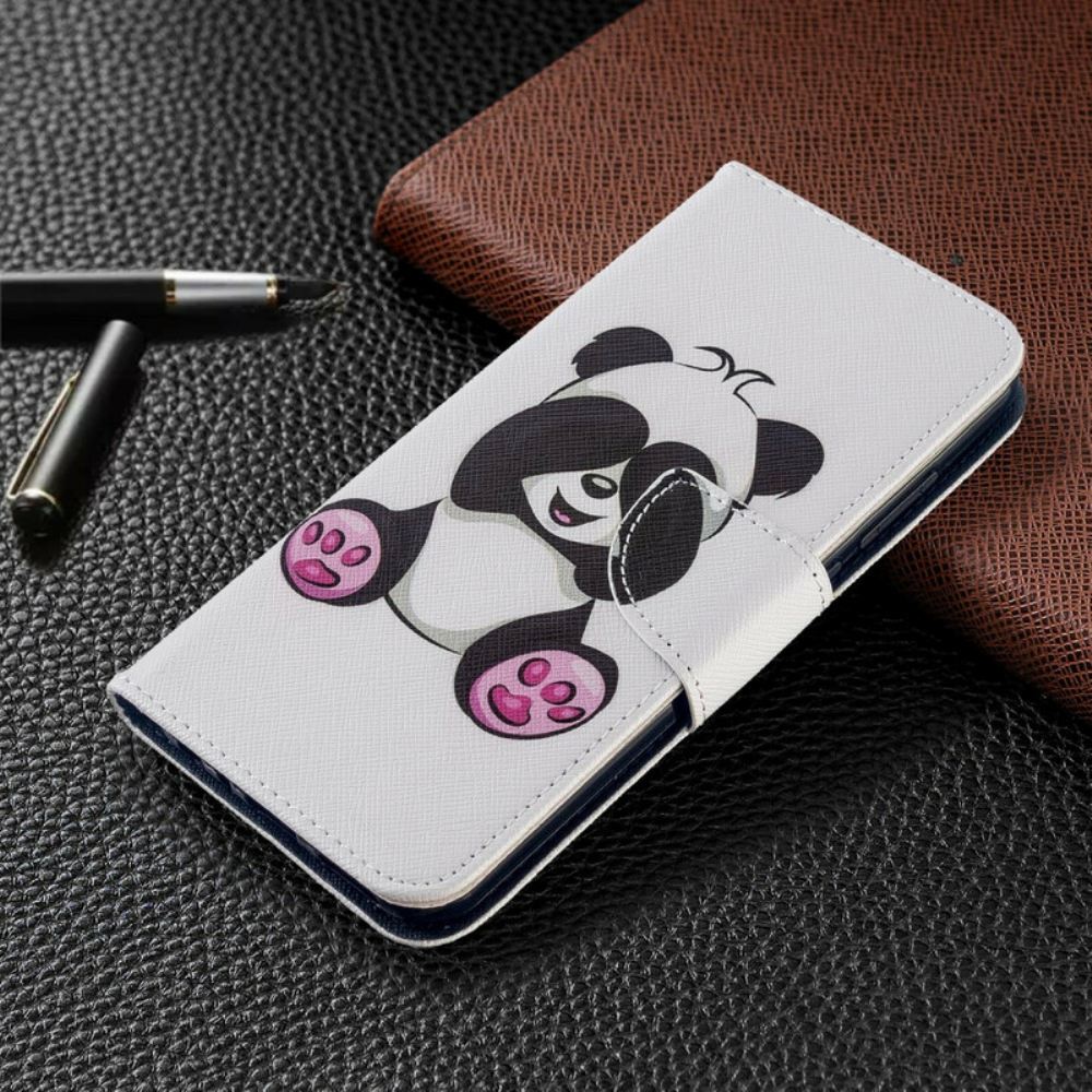 Flipové Pouzdro Na Xiaomi Redmi Note 8T Panda Zábava