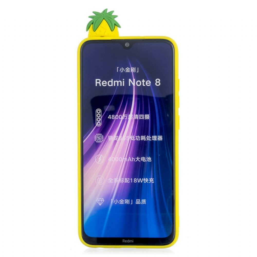 Kryt Na Xiaomi Redmi Note 8T 3d Ananas