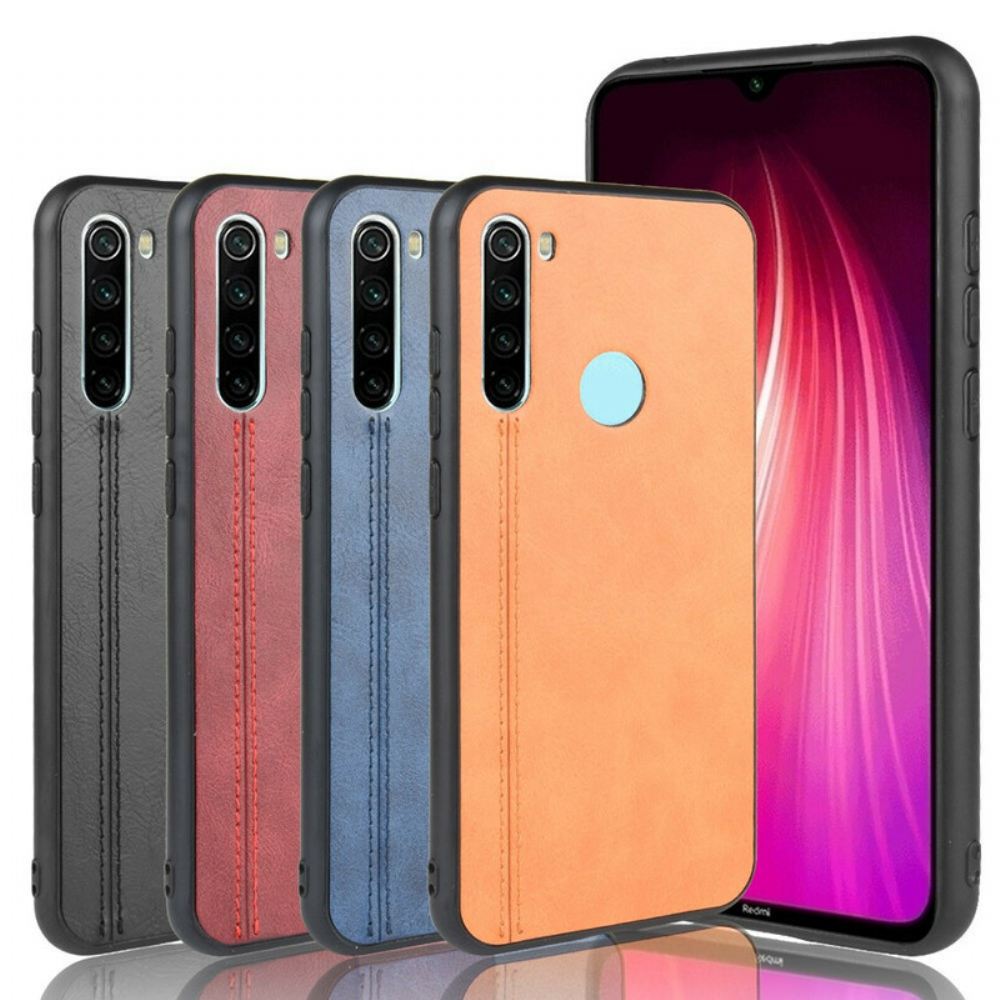 Kryt Na Xiaomi Redmi Note 8T Efekt Kůže Ve Švu