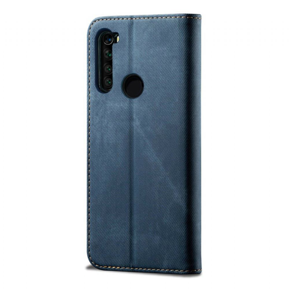 Kryty Na Mobil Na Xiaomi Redmi Note 8T Flipové Pouzdro Džínovina