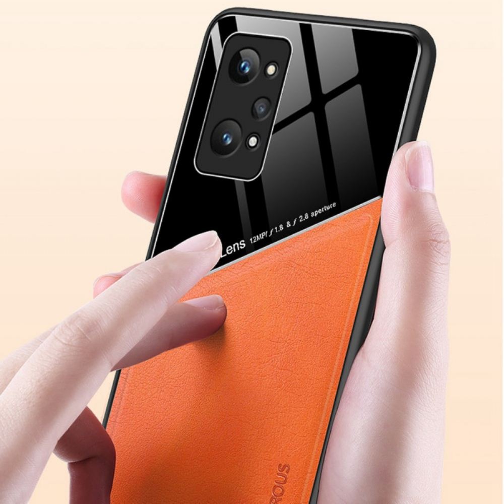 Kryt Na Realme GT2 Pro Prémiová Umělá Kůže