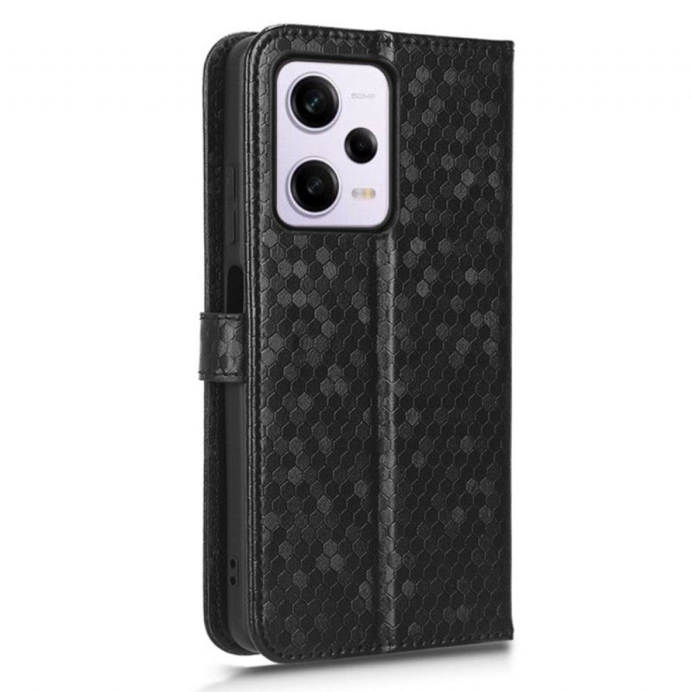 Flipové Pouzdro Na Xiaomi Redmi Note 12 Pro Plus Na Lana 3d Vzor Strappy