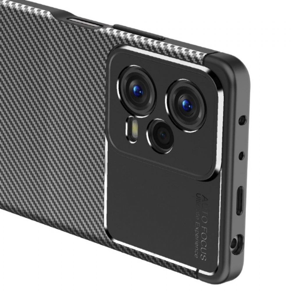 Kryt Na Poco X5 Pro 5G Flexibilní Textura Uhlíkových Vláken