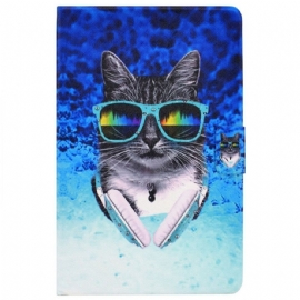 Flipové Pouzdro Na Samsung Galaxy Tab A8 Disco Cat