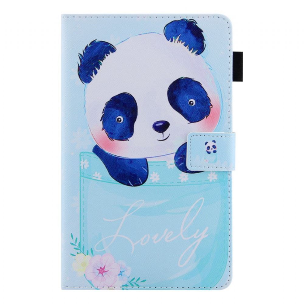 Flipové Pouzdro Na Samsung Galaxy Tab A8 Krásná Panda