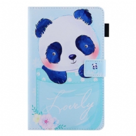 Flipové Pouzdro Na Samsung Galaxy Tab A8 Krásná Panda