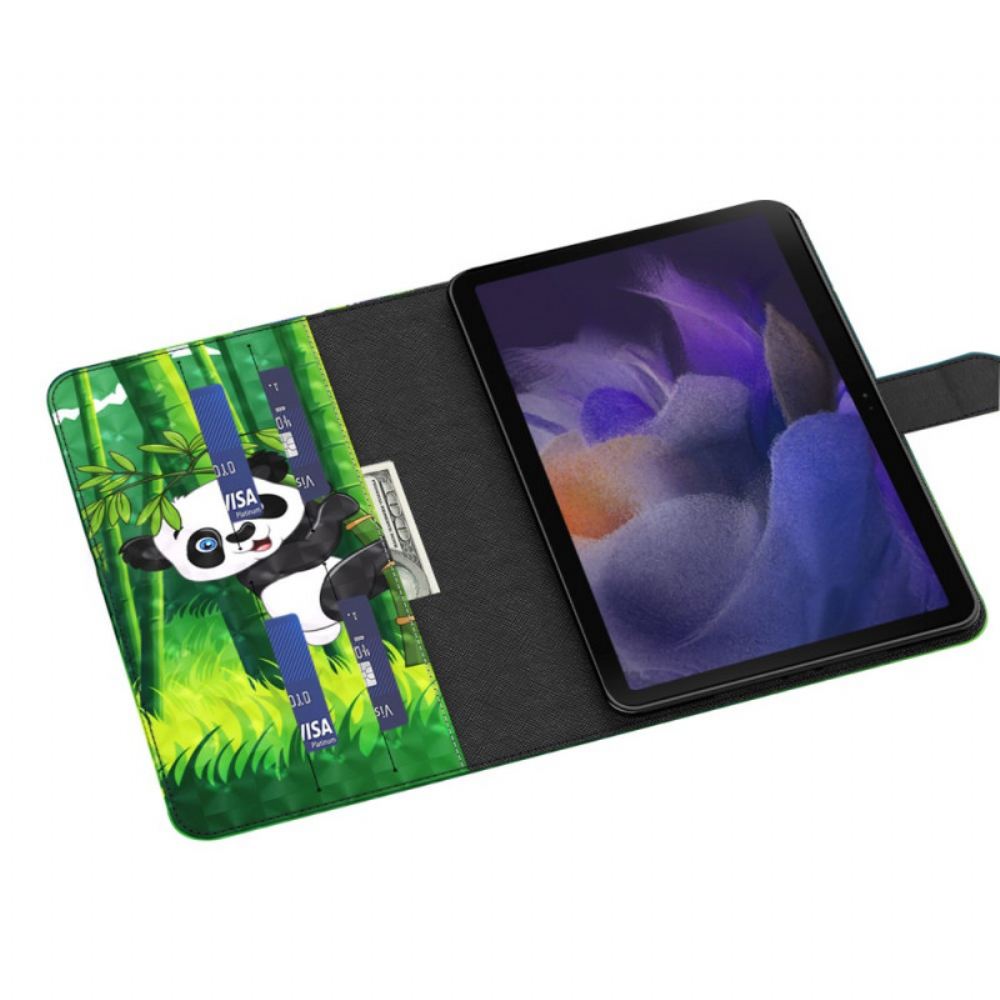 Kožené Pouzdro Na Samsung Galaxy Tab A8 Panda