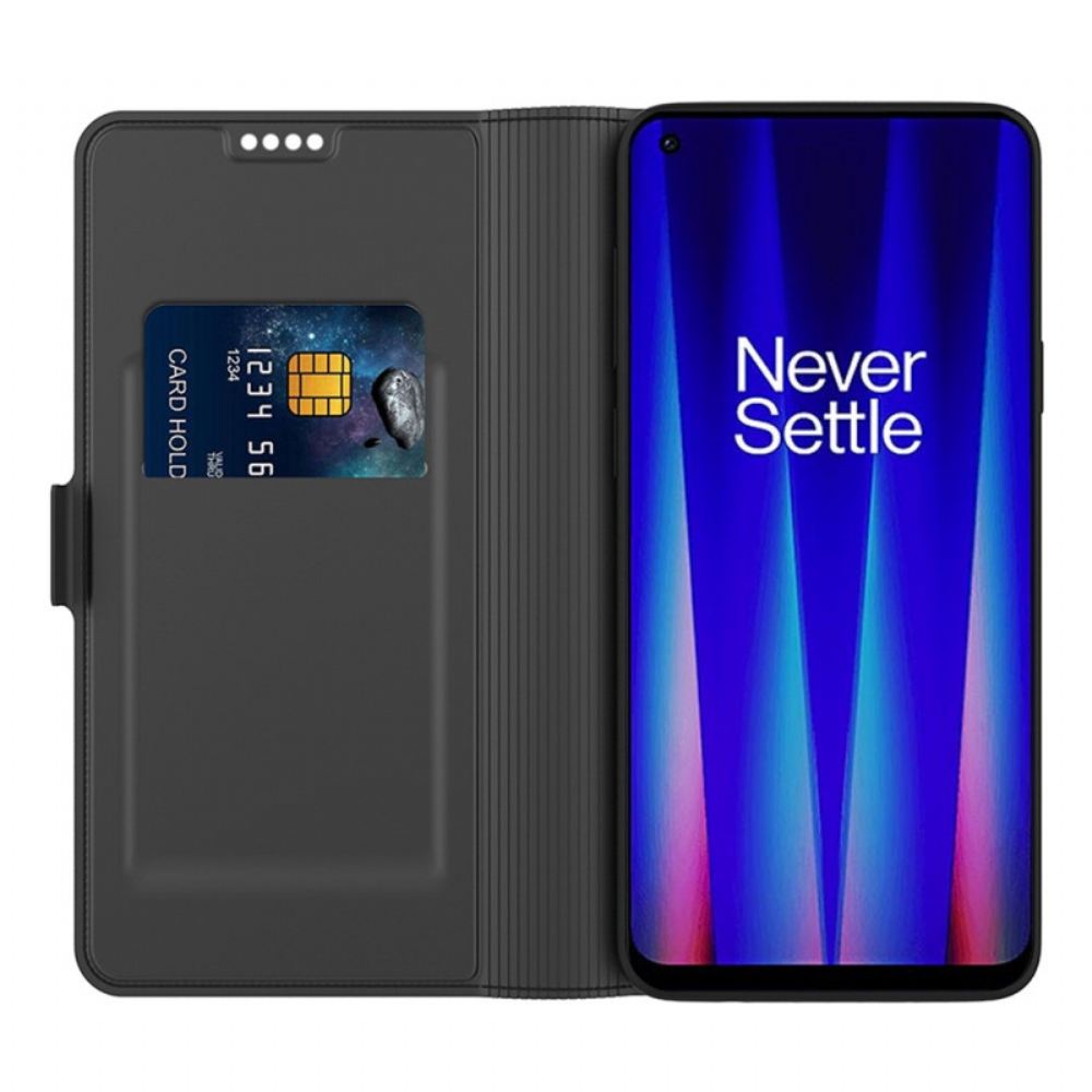 Flipové Pouzdro Na OnePlus Nord 2T 5G Dvojité Zapínání